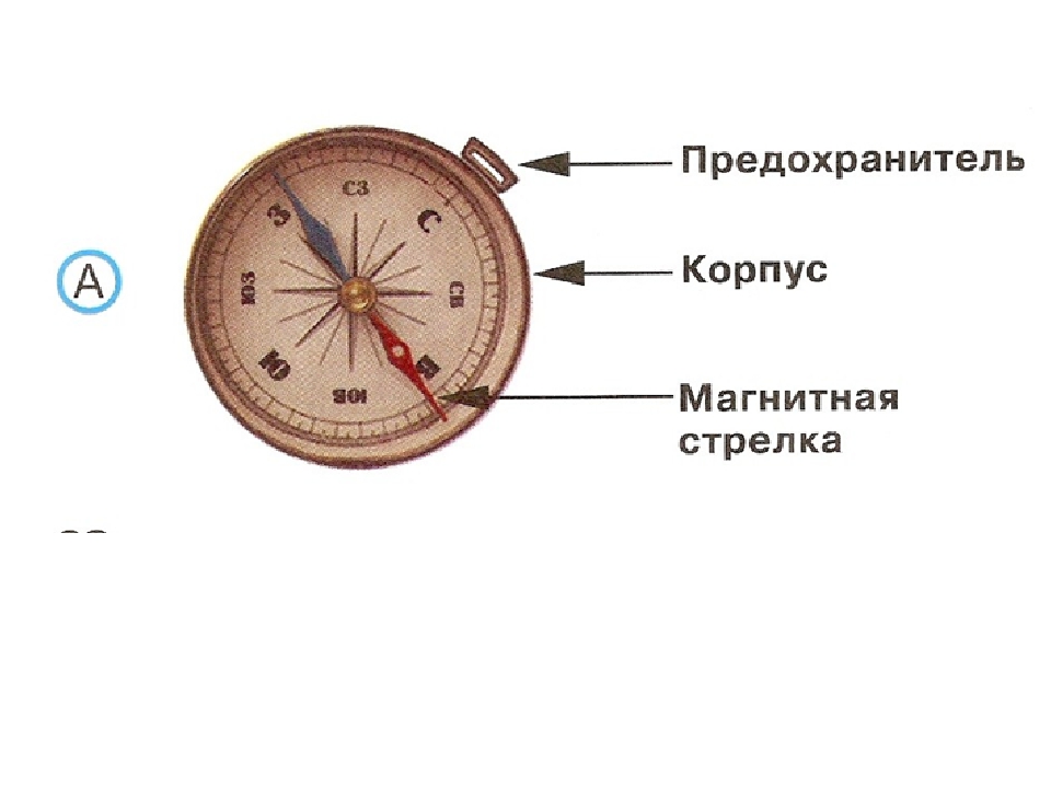 Где находится корпус у компаса