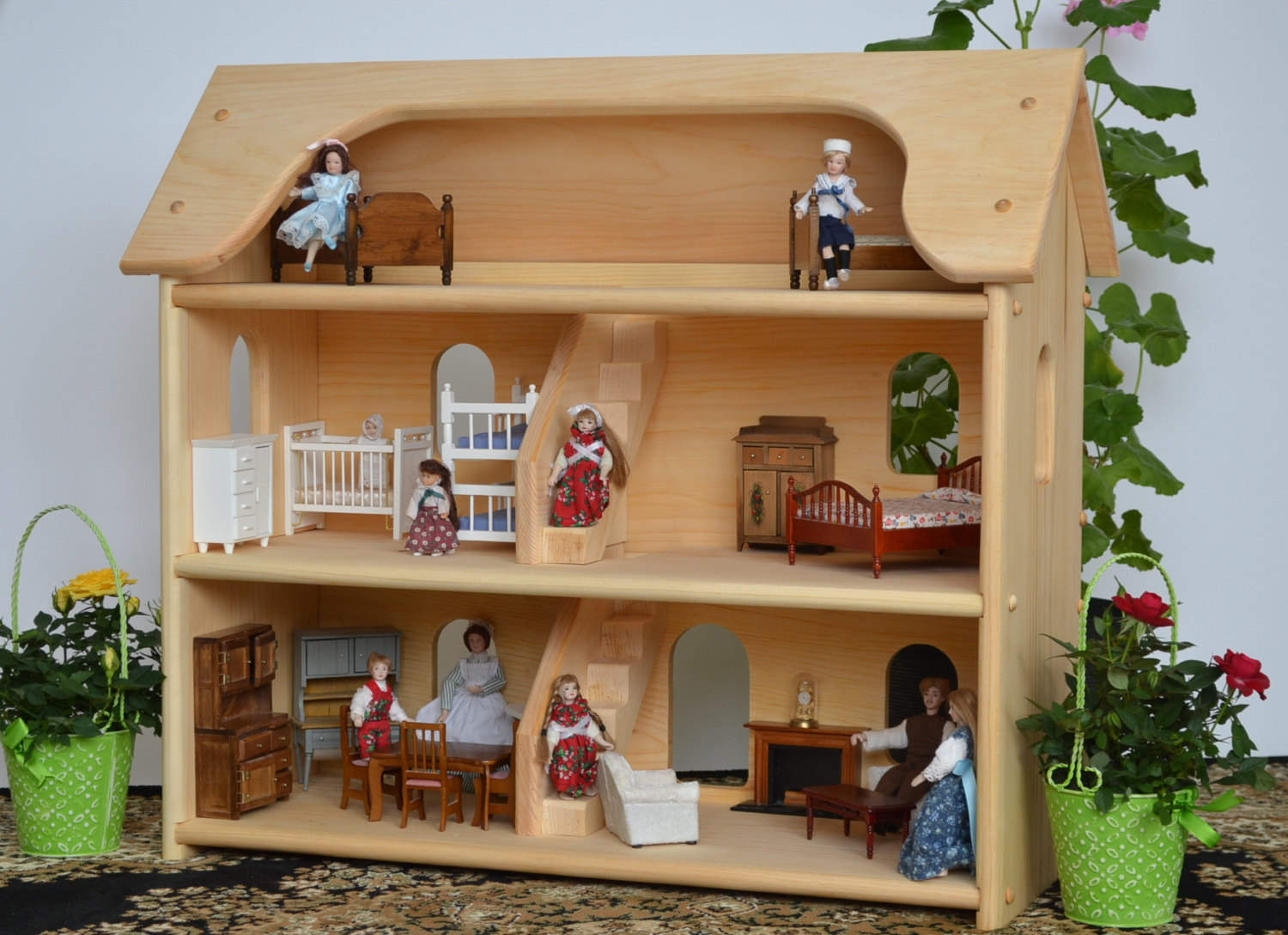 мебель в кукольный домик из дерева